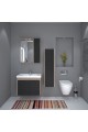 DENKO Mostar Serisi 70 Cm Mdf Banyo Dolabı Takımlı - Beyaz