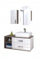 DENKO Oscar 95 Cm Banyo Dolabı+ Seramik Lavabo+ Boy Dolabı